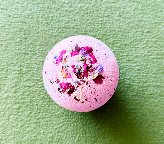 Artisan Bath Bomb - Coconut & Rose - Large (Luxury)