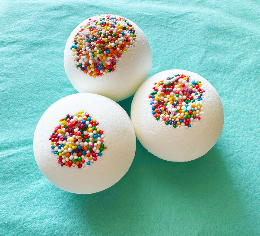 Artisan Kid's Bath Bomb:  Grape Scented w/ Sprinkles