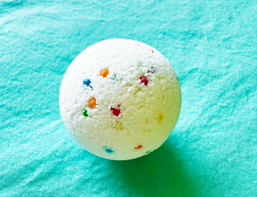 Artisan Kid's Bath Bomb:  Grape Scented w/ Sprinkles