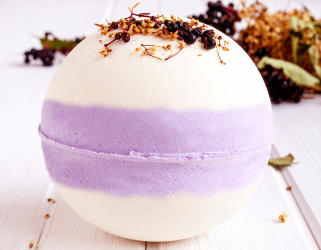 AO - Empathy Bath Bomb - Elderberry & Lilac - Large (Basique)