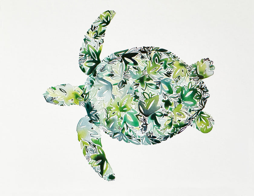 Greeting Card, Mosaic Animals - (Blank)