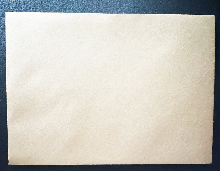 Greeting Card, White Flower Embossed - (Blank)