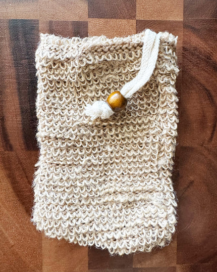 AO Accessory - Ramie Fibre Soap Bag, Eco-friendly (hand-sewn)