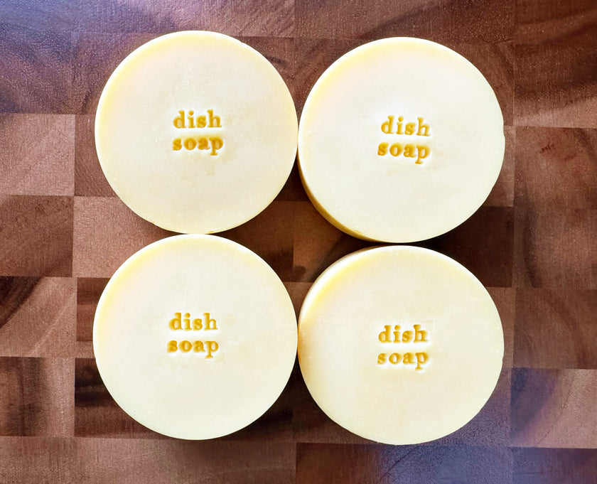 Artisan Dish Soap Bar -  Coconut & Mango Butter - 