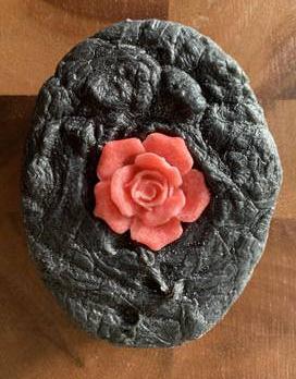 Artisan Soap Bar - Charcoal & Rose (Rustic), w/ Rosehip Oil