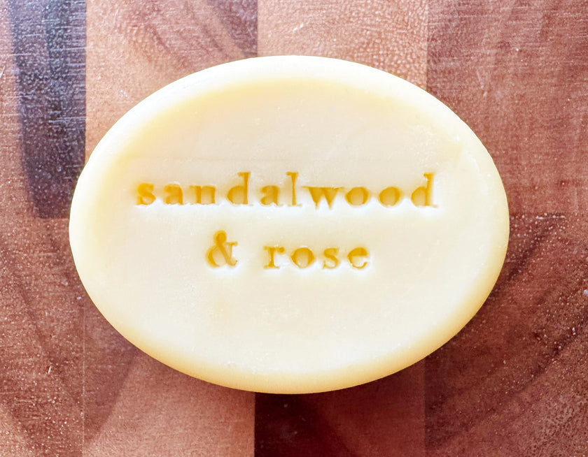 Artisan Soap Bar - Sandalwood & Rose (Basique)